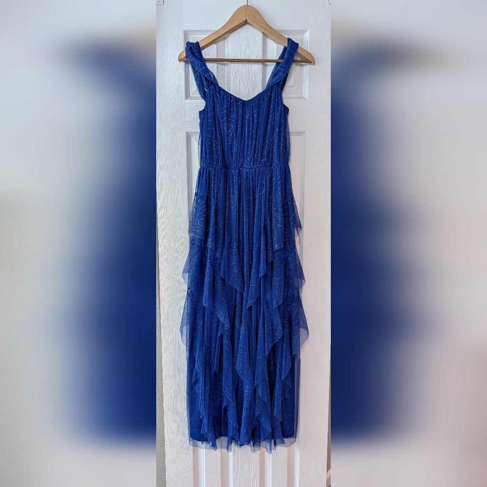 Elegant Blue Evening Dress